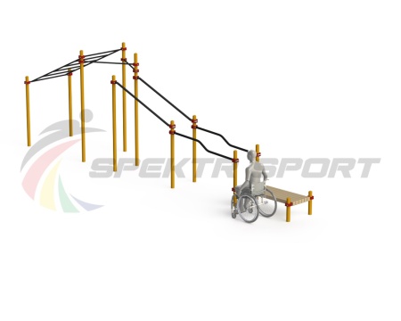 Купить Спортивный комплекс для инвалидов-колясочников WRK-D22_76mm в Сегеже 