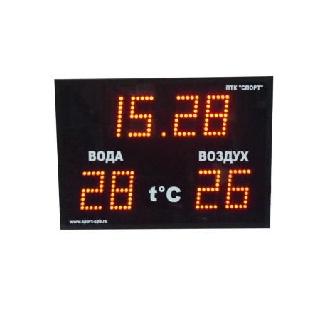 Купить Часы-термометр СТ1.13-2t для бассейна в Сегеже 