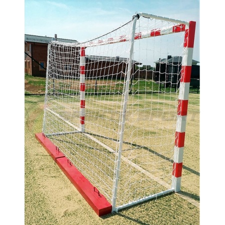 Купить Ворота мини-футбольные без сетки 2х3х1 м. (добровольный серт.) с накидным противовесом 25 кг в Сегеже 