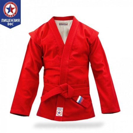 Купить Куртка для самбо "Атака" ВФС (подкладка, пояс)  р 36-48 в Сегеже 