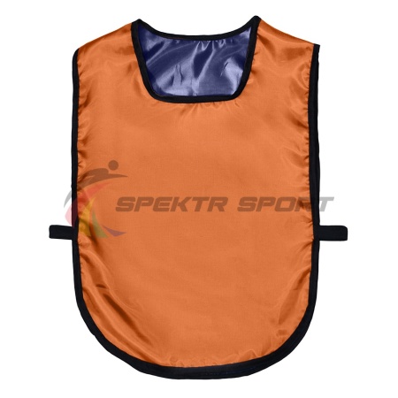 Купить Манишка футбольная двусторонняя универсальная Spektr Sport оранжево-синяя в Сегеже 